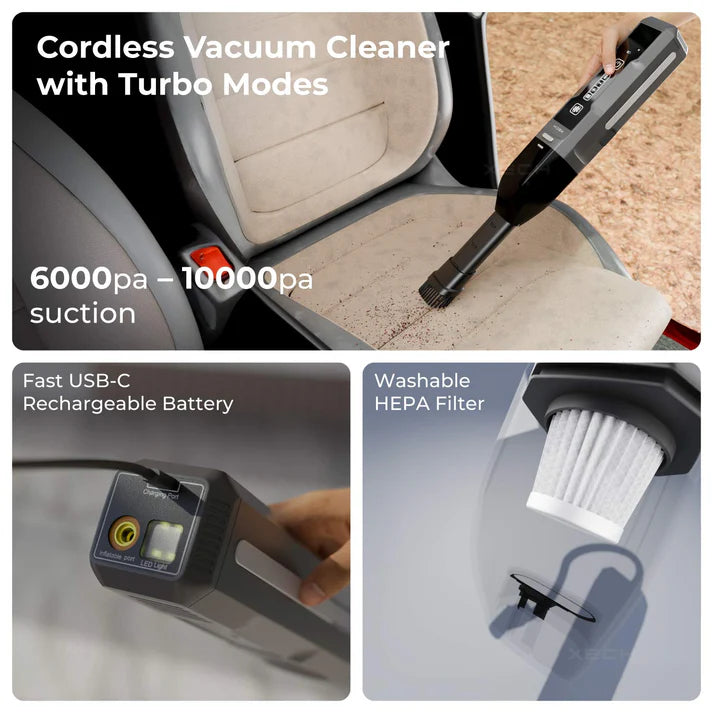 Car Vacuum Cleaner XECH Supervac with Powerful Suction
