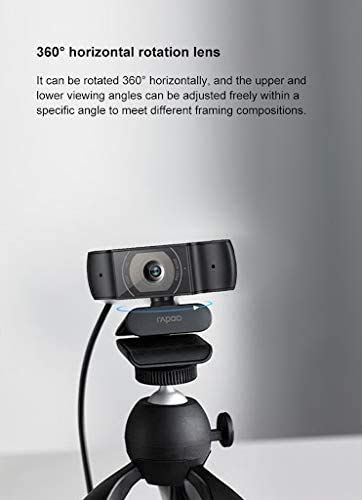 Rapoo C200 USB 720P HD Webcam with Dual Microphones