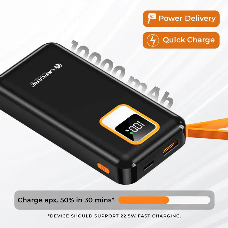 LAPCARE PB ORANGE-100000MAH-LPB-513-BLACK