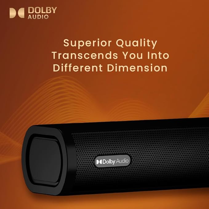 Toreto Harmony Boom 550W Dolby Digital Audio Soundbar 5.1 Channel Home Theater with subwoofer and Satellite Speakers, HDMI, Opt, AUX, USB & Bluetooth, 3 Equalizer Modes, LED Display (Black)