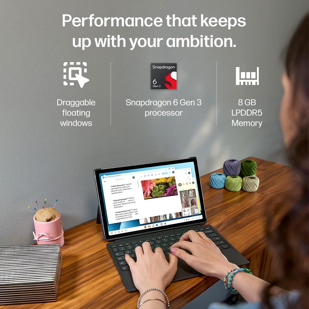 HP OmniPad 12 2-in-1 Tablet with Detachable Keyboard HP | DJI collaboration