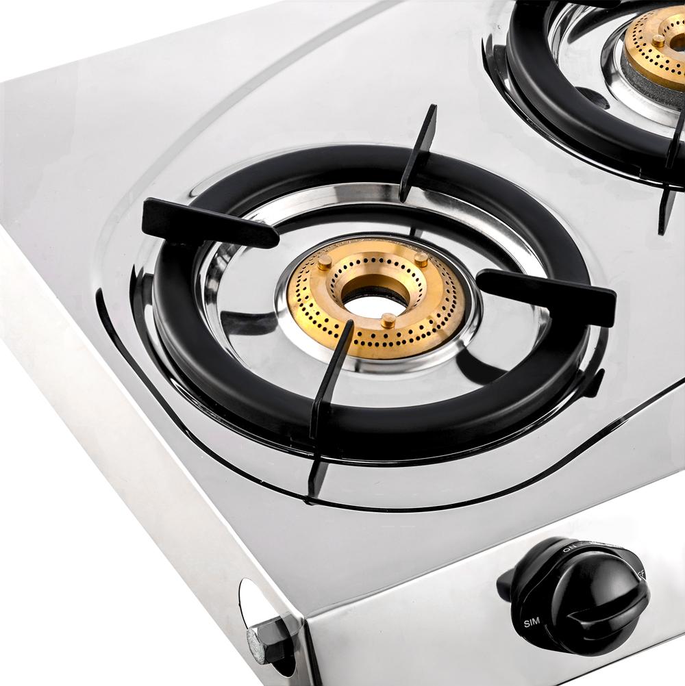 BPL BGSSSB2303B 3-Burner Stainless Steel Gas Stove, ISI Certified