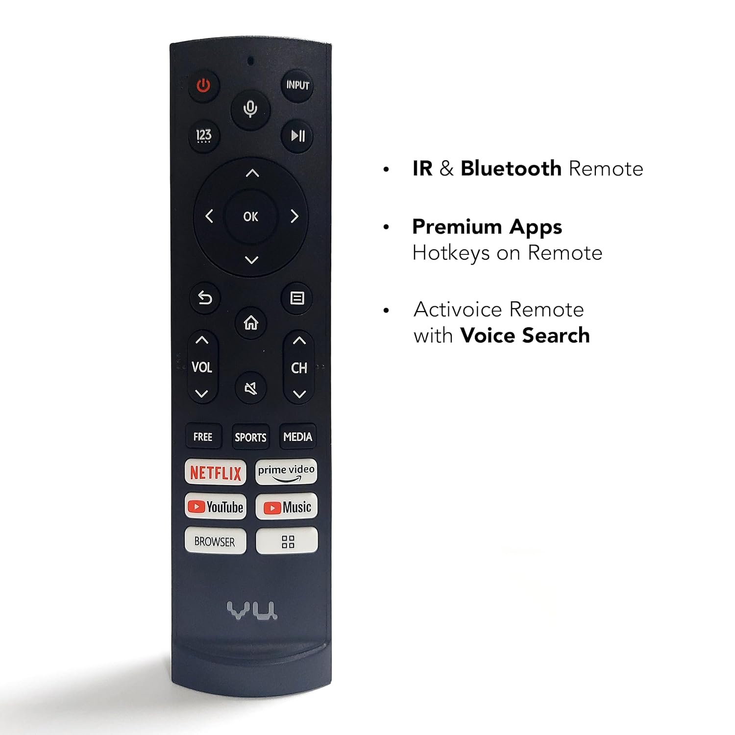 Vu 248 cms (98 inches) Masterpiece Series 4K Ultra HD Smart QLED TV 98QV (Jetplane Grey) With 3 Year Warranty - Navin Mart