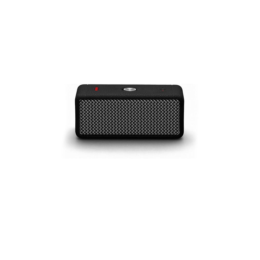 Marshall Emberton II Compact Portable Bluetooth Speaker with 30+ Hours of Playtime- (360° Sound)- Dust & Waterproof (IP67) Black & Brass