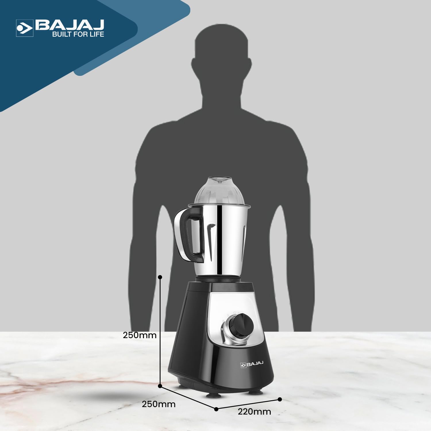 Bajaj Evoque 1000W Mixer Grinder