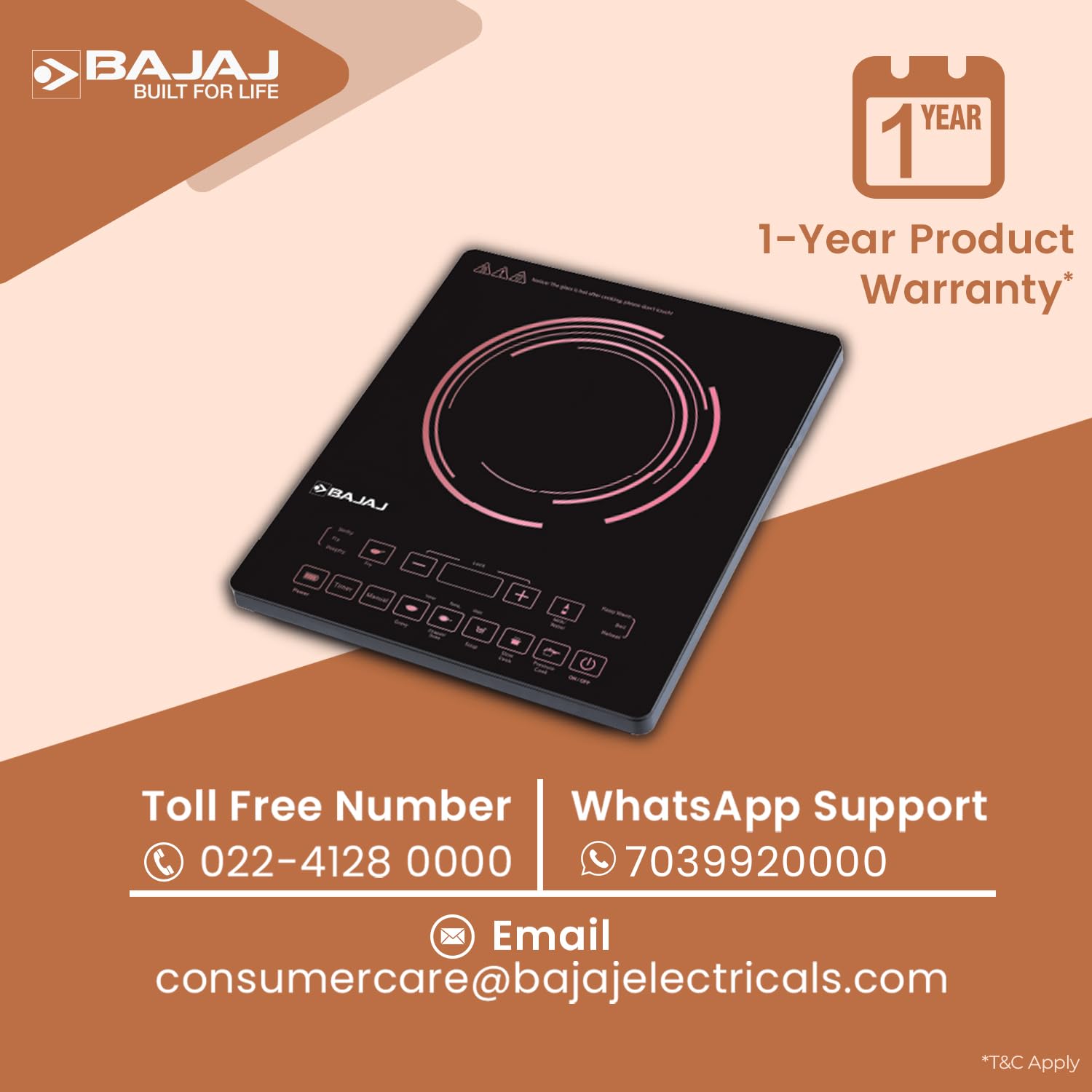 Bajaj ICX 200FP Induction Stove