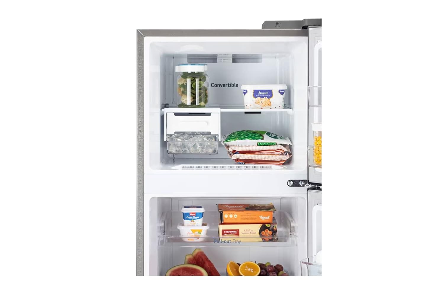 LG 272 L Frost Free Double Door 2 Star Refrigerator  (Shiny Steel- GL-S312SPZY) LG 272 L Frost Free Double Door 2 Star Refrigerator  (Shiny Steel- GL-S312SPZY)