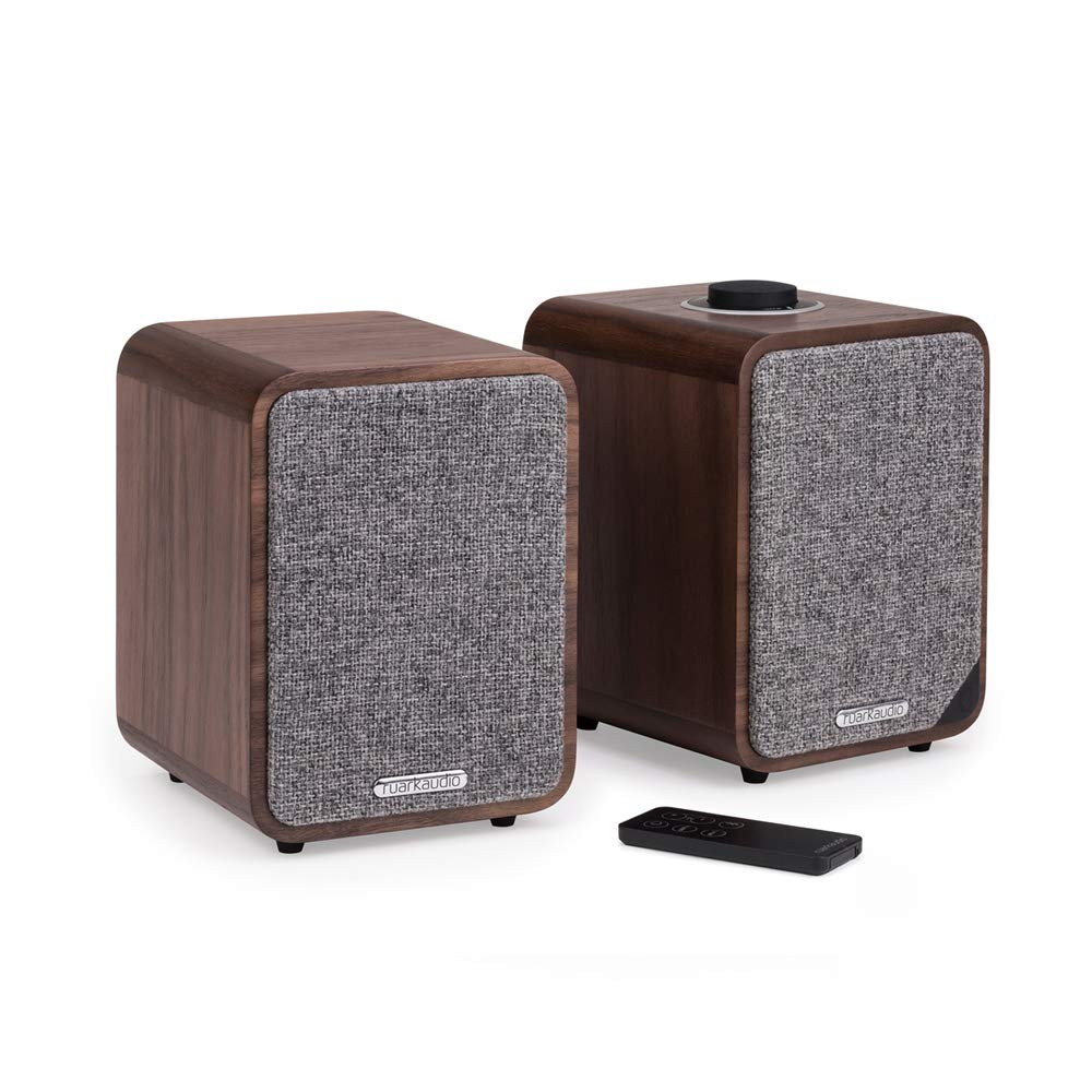 #Color_Rich Walnut_Ruark MR1 Wireless Bluetooth Speakers