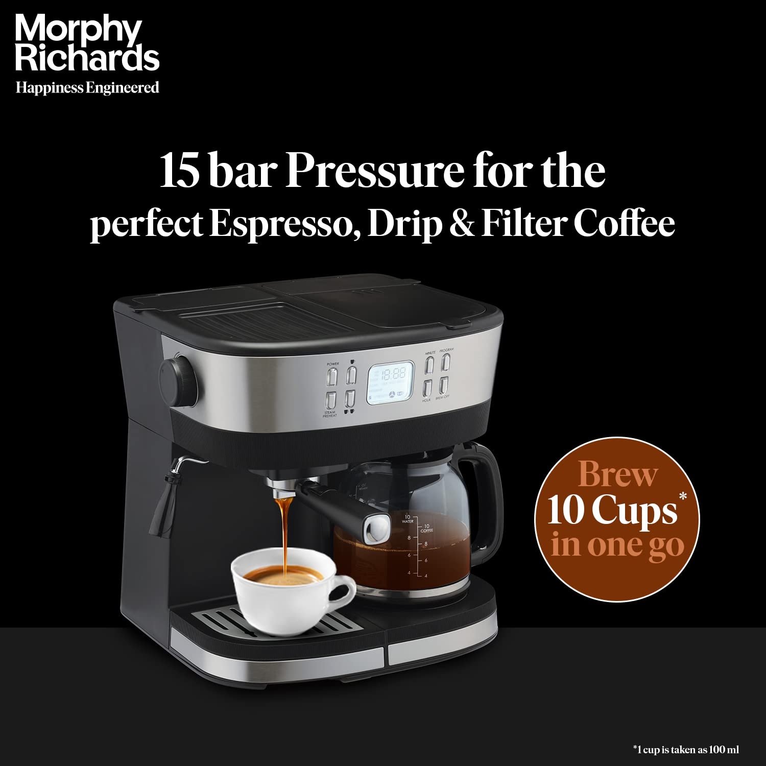 DuoPresso 2-in-1 Coffee Maker | Espresso & Drip