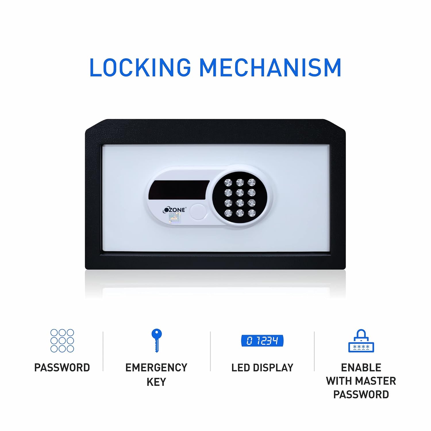 Ozone 9 Litres Digital Safe Locker