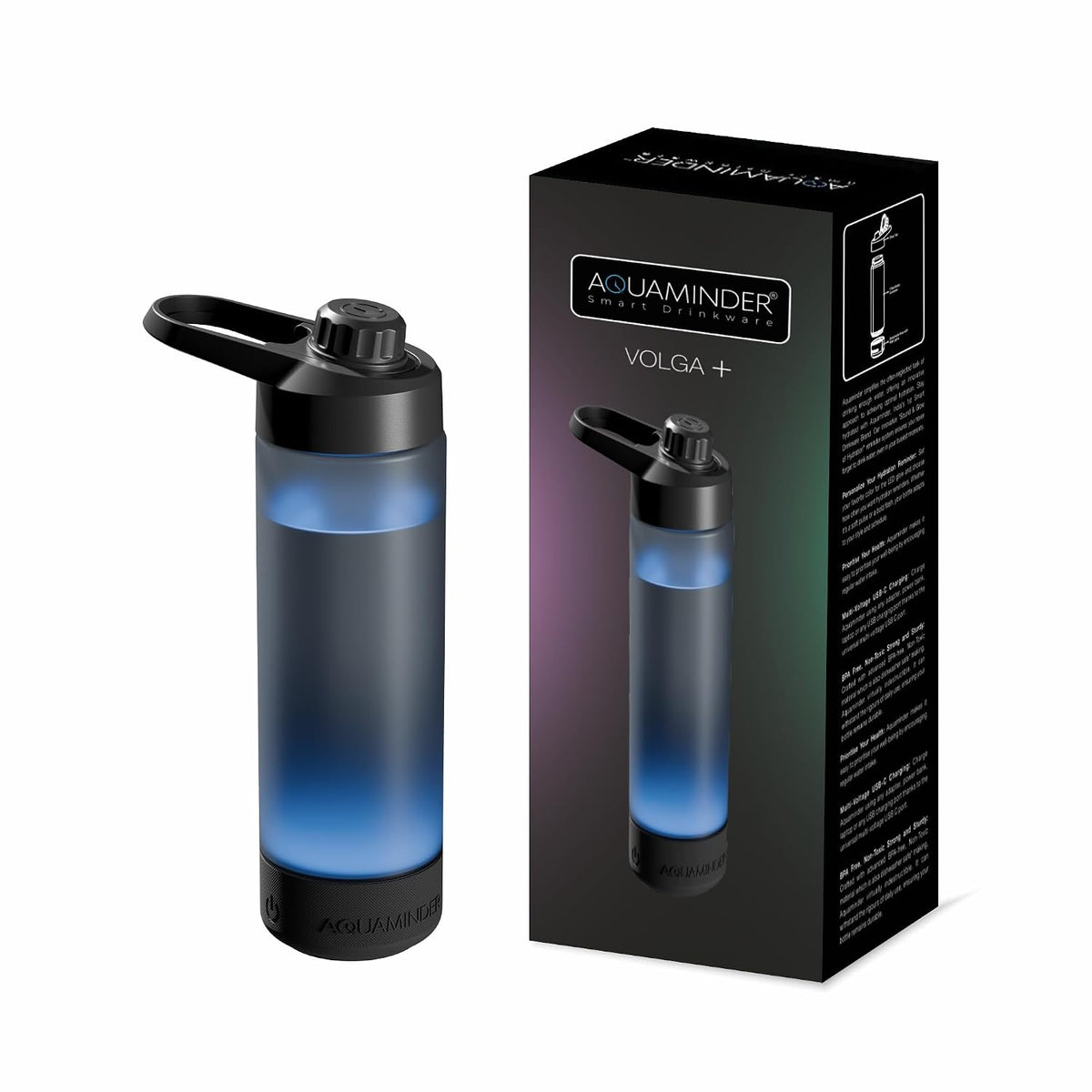 Volga Plus Smart Water Bottle – 770 ml with Hydration Reminder
