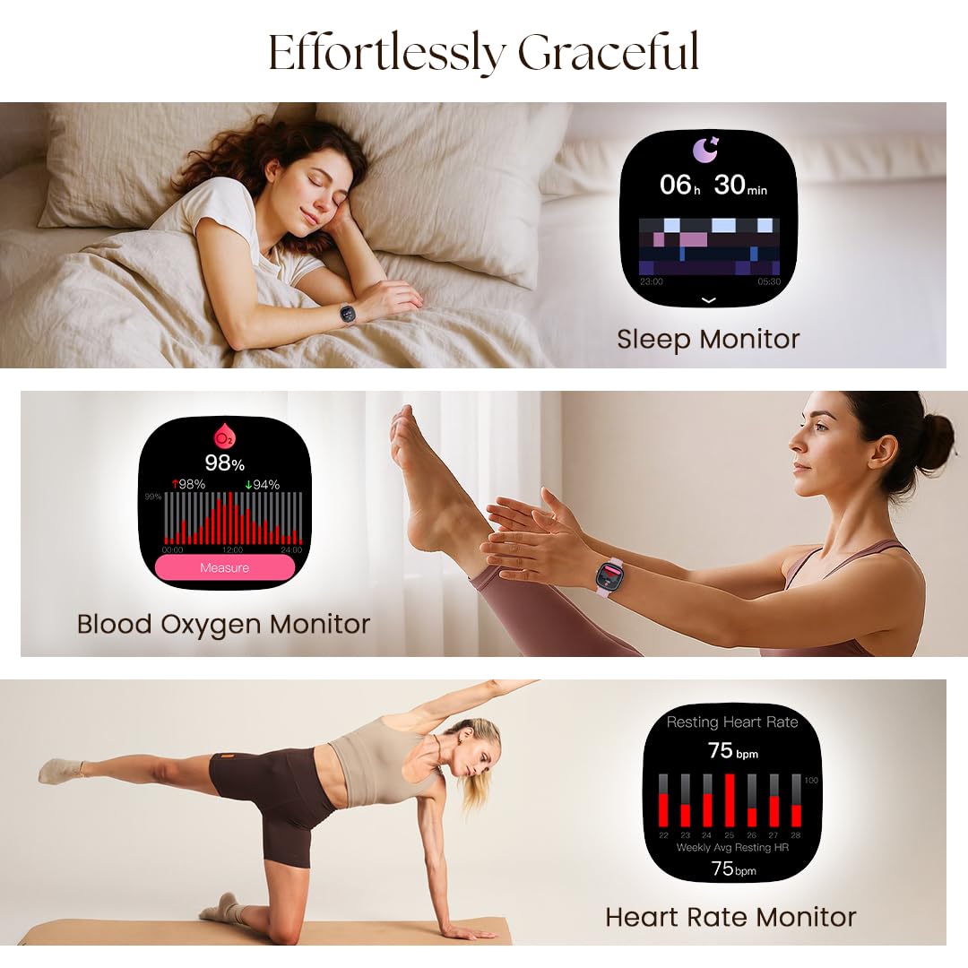 #Rose Gold Ceramic Titan AiRA Smartwatch