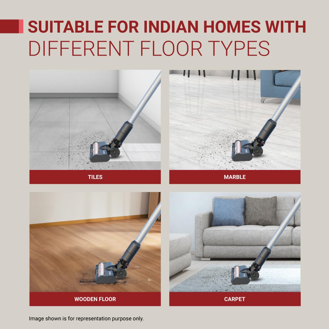 Eureka Forbes Kordfree K11 Lite Vacuum Cleaner
