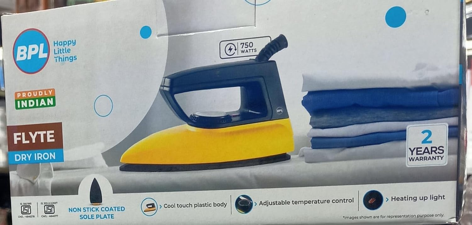 #Color_Yellow BPL Dry Iron