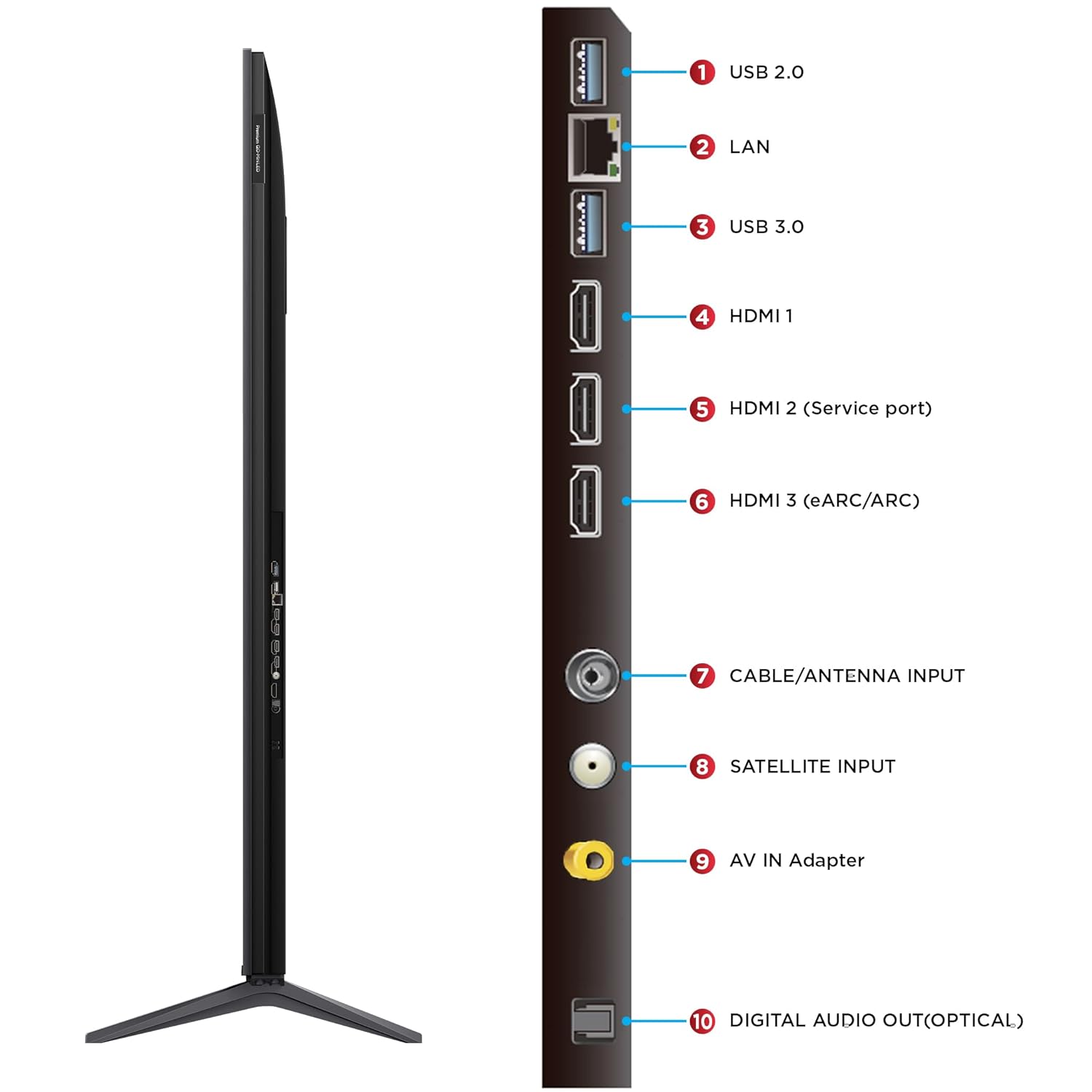 TCL 164 cm