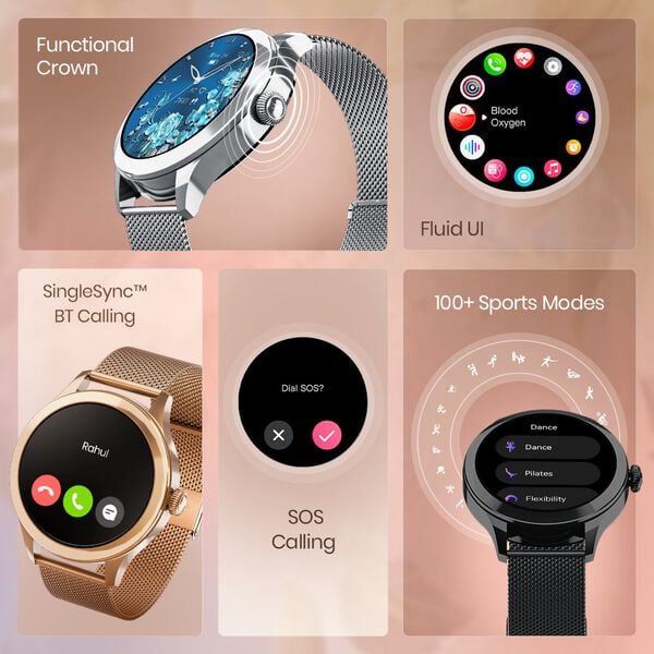 #Black Fastrack Noir Pro Smartwatch