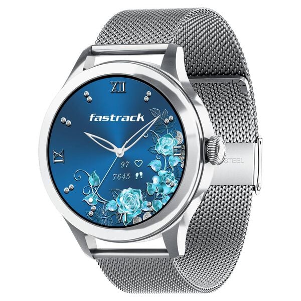 #Silver Fastrack Noir Pro Smartwatch