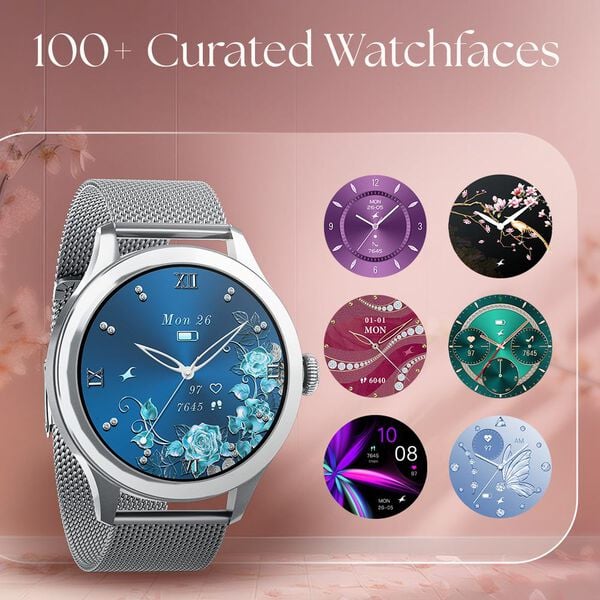 #Silver Fastrack Noir Pro Smartwatch