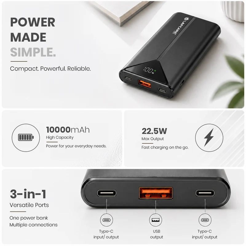 Lapcare Smart Tank Pro 10000mAh Power Bank