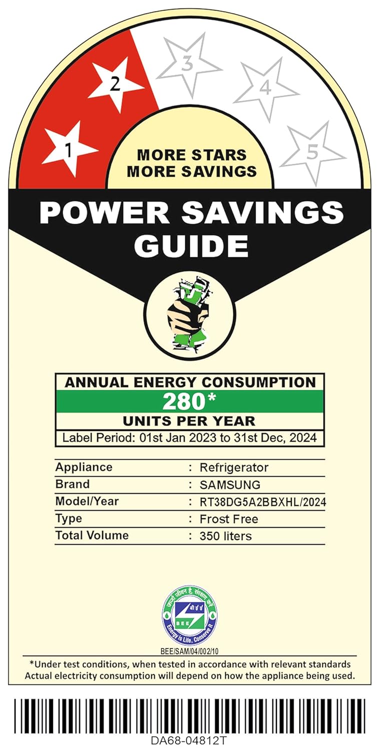 SAMSUNG REFRI. RT38DG5A2BBXHL