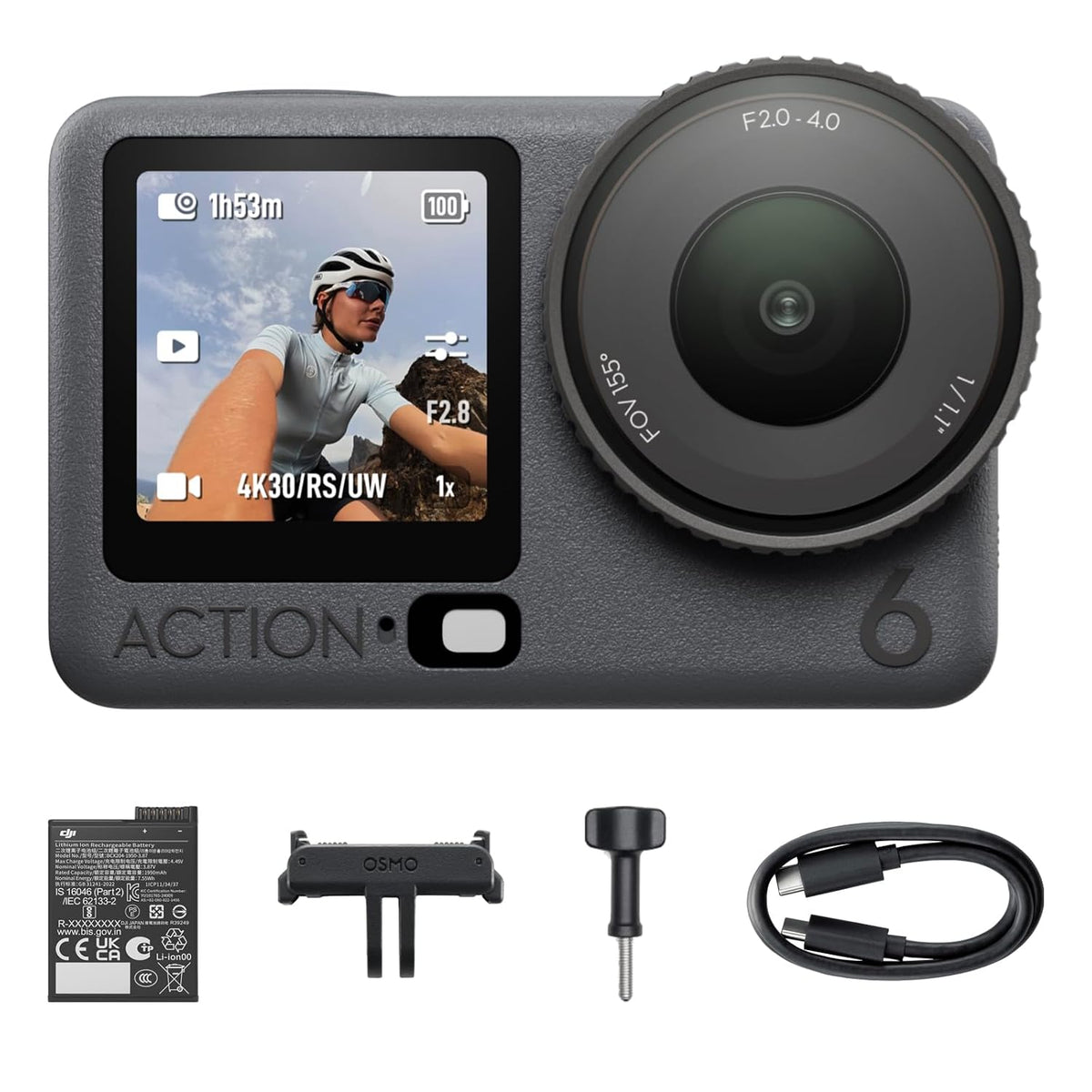 DJI Action Camera Osmo Action 6 Standard Combo