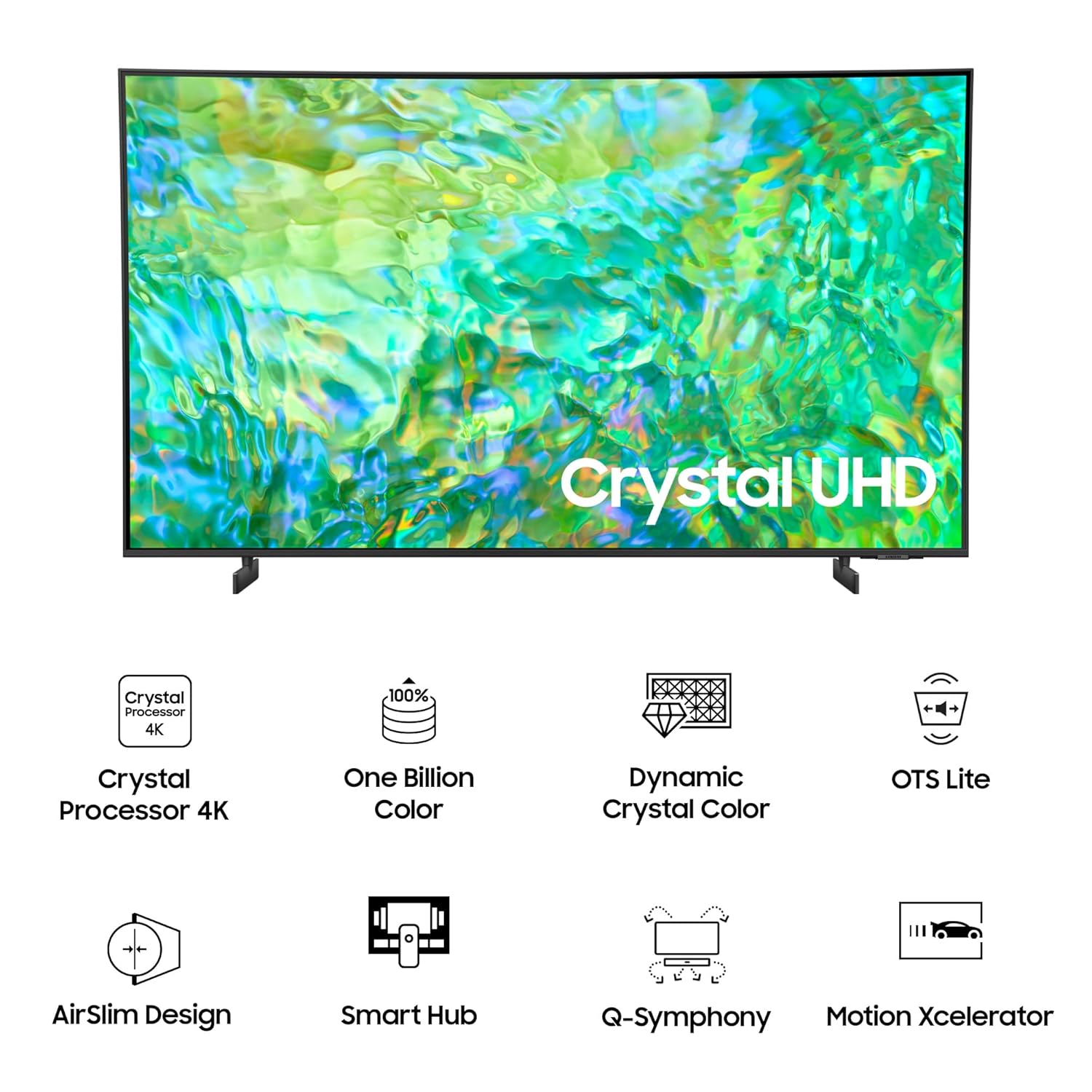 Samsung 163 cm (65 inches) 4K Ultra HD Smart LED TV UA65DU8300ULXL (Titan Gray)