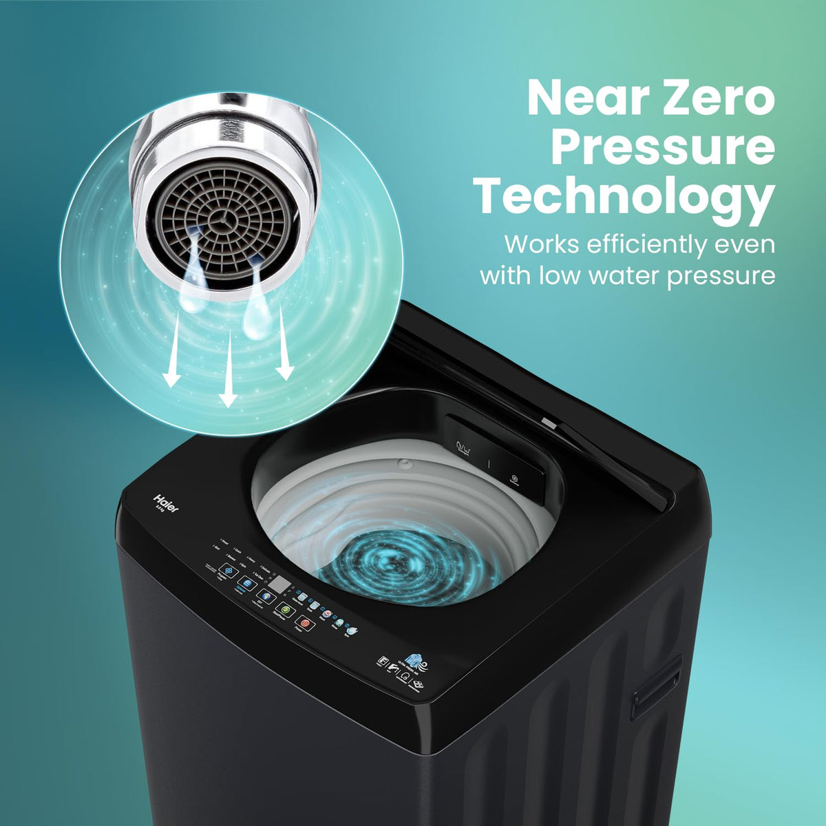 Haier 8 Kg 5 Star Top Load Washing Machine