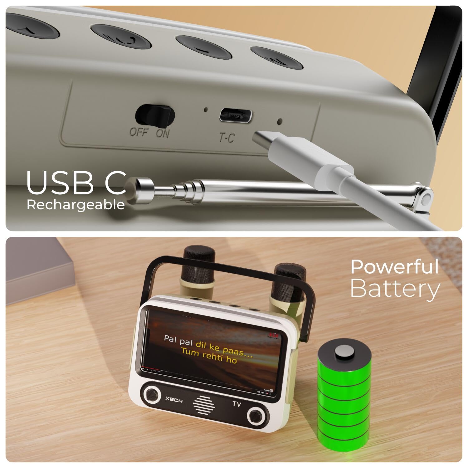 #Color_ XECH- KTV Karaoke Speaker