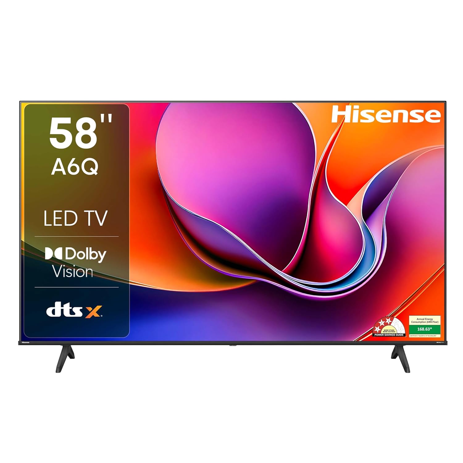 Hisense 58" 146cm A6Q Series 4K Ultra HD Smart LED TV Hisense 58" 146cm A6Q Series 4K Ultra HD Smart LED TV