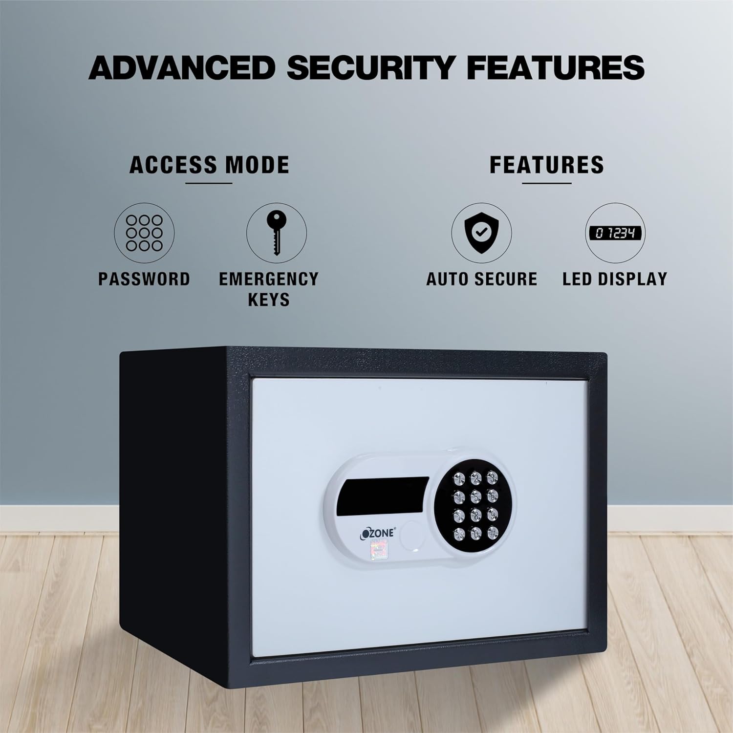 Ozone 14.6 L Digital Safe Locker