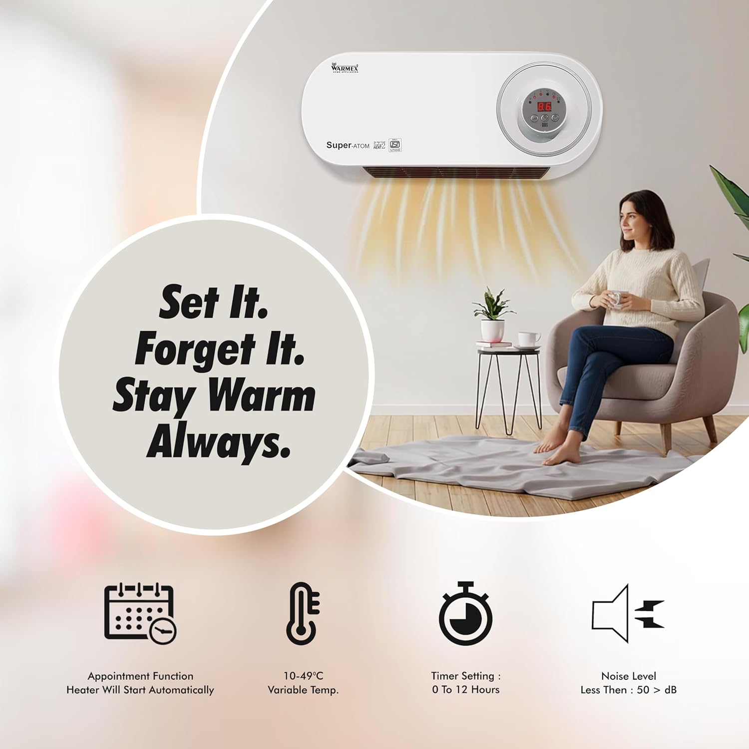 #Color_White Warmex Heater Air Conditioner
