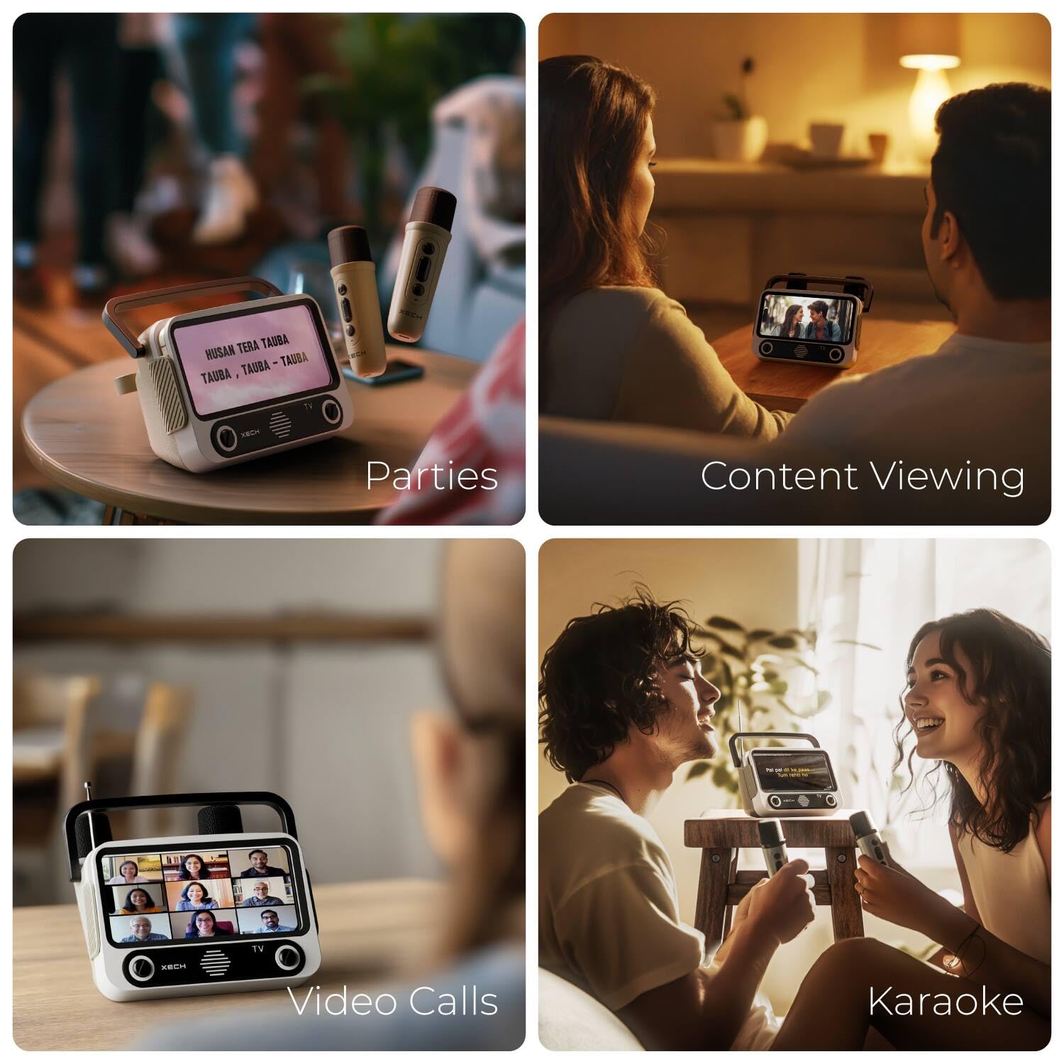 #Color_ XECH- KTV Karaoke Speaker