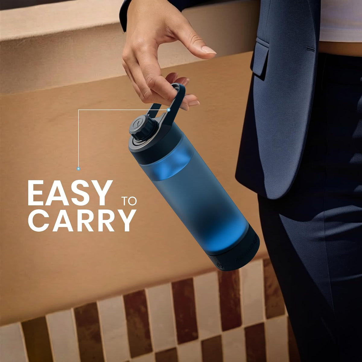 Volga Plus Smart Water Bottle – 770 ml with Hydration Reminder
