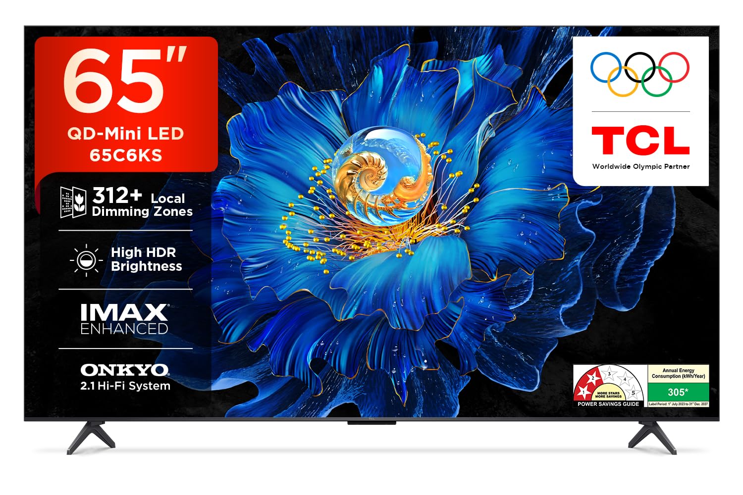 TCL 164 cm (65″) QD-Mini LED Google TV TCL 164 cm (65″) QD-Mini LED Google TV