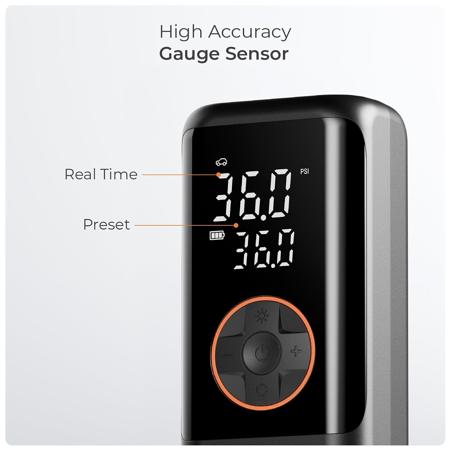 XECH Cordless Tyre inflator, for Cars & Bikes, Upto 150 PSI, Cordless, Emergency LED Flash Light, Digital Display, Multiple Nozzles Attachments (Inflate XL)