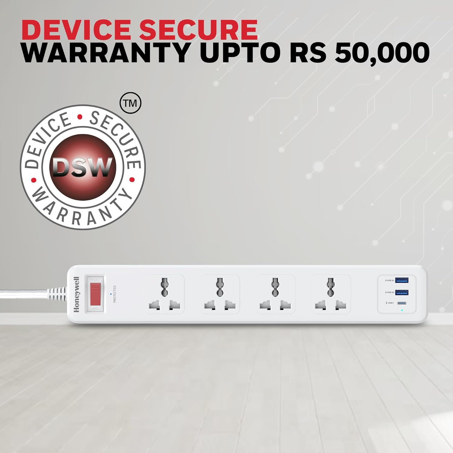 HC000045/SRG/1.8M/WHT/4/2U/PD20W