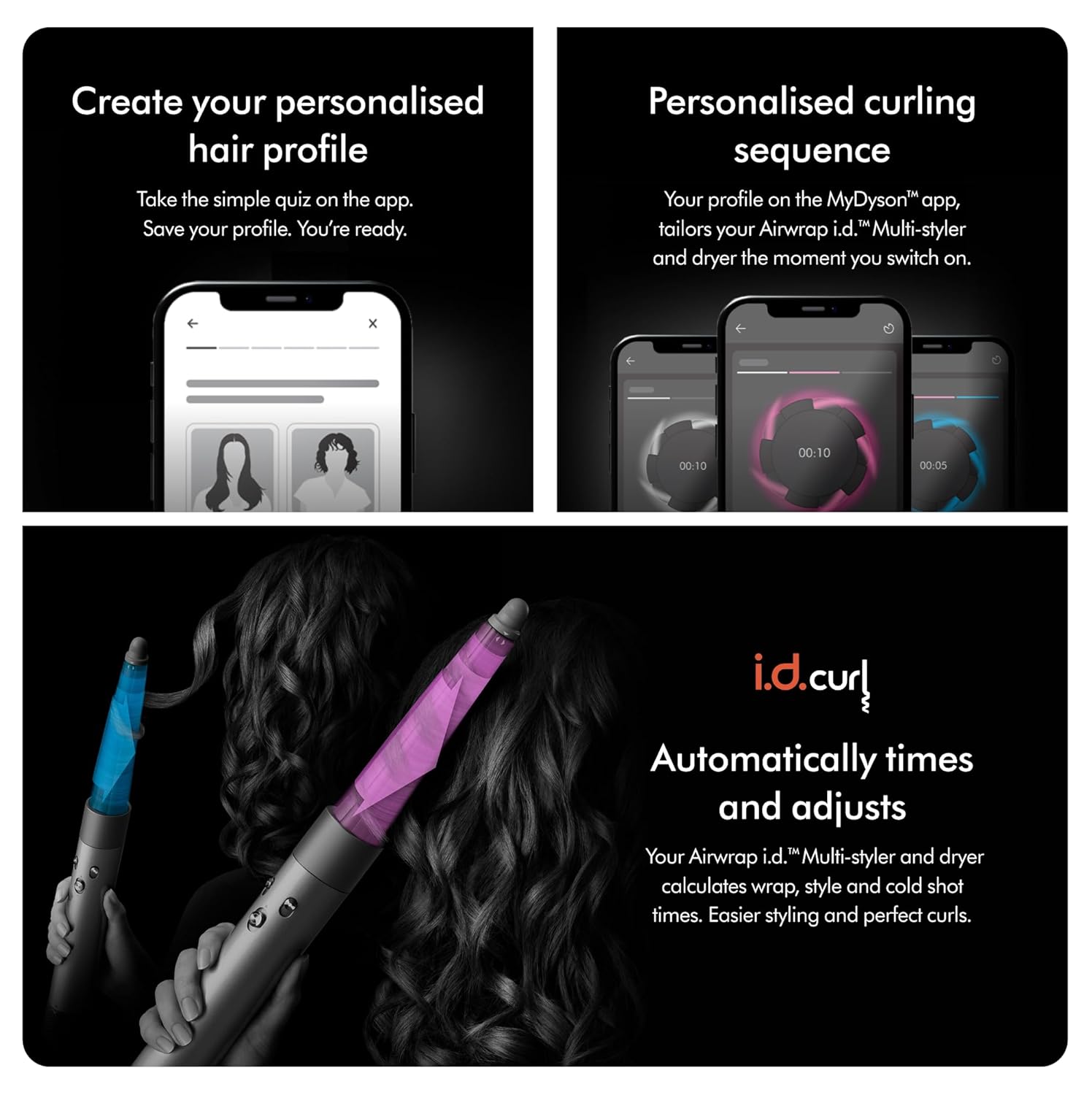Dyson Airwrap i.d.™ multi-styler and dryer (Vinca Blue/Topaz)