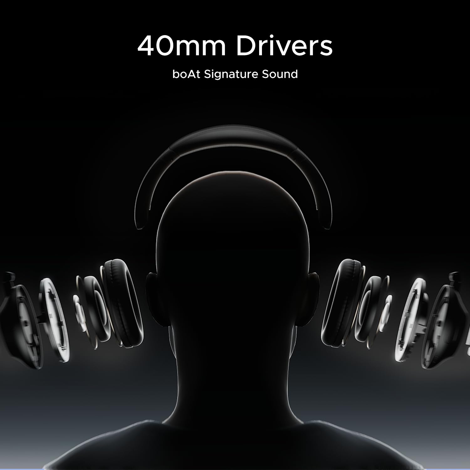 COSMIC BLACK boAt Rockerz 650 Pro