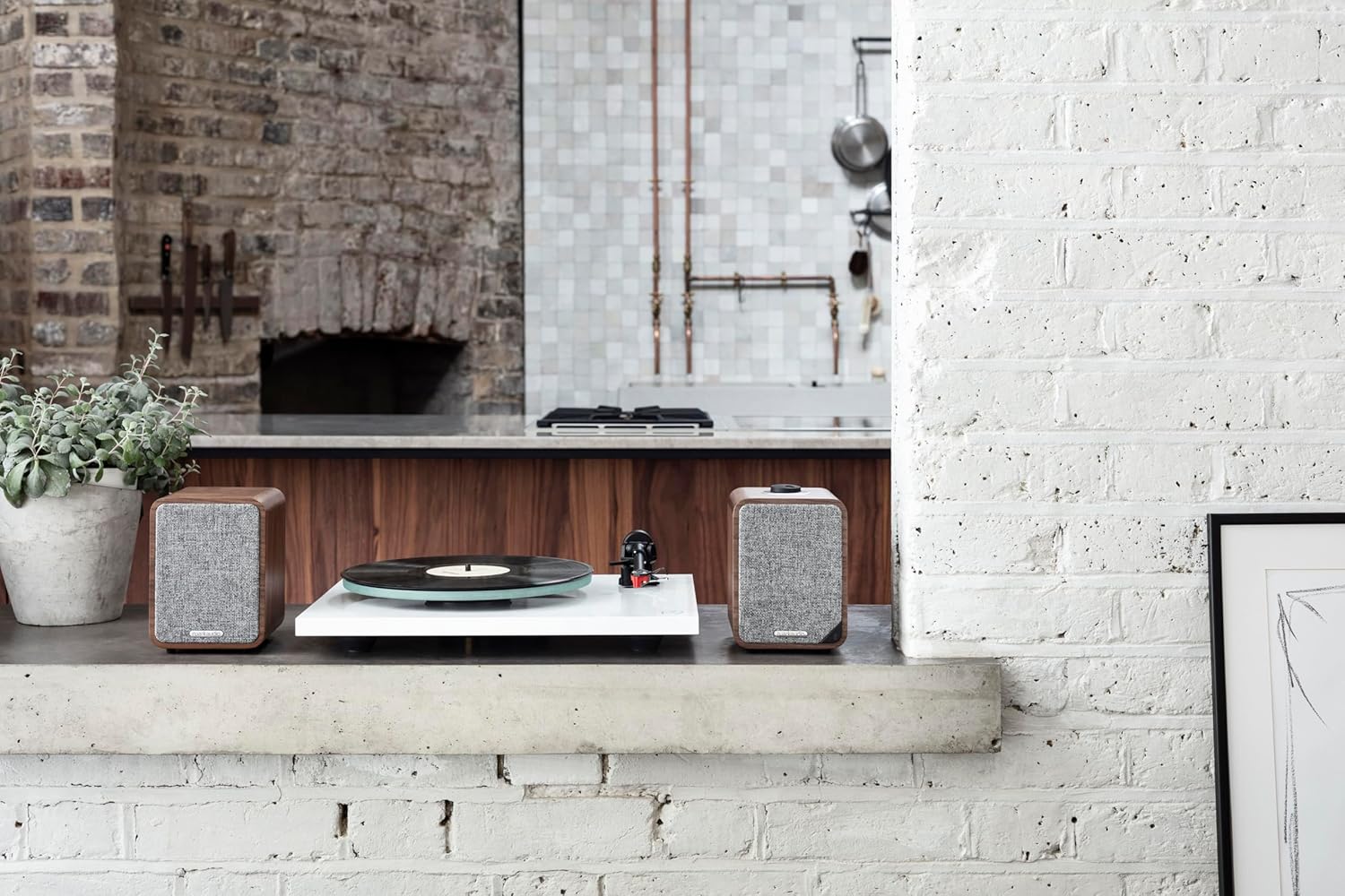 #Color_Rich Walnut_Ruark MR1 Wireless Bluetooth Speakers