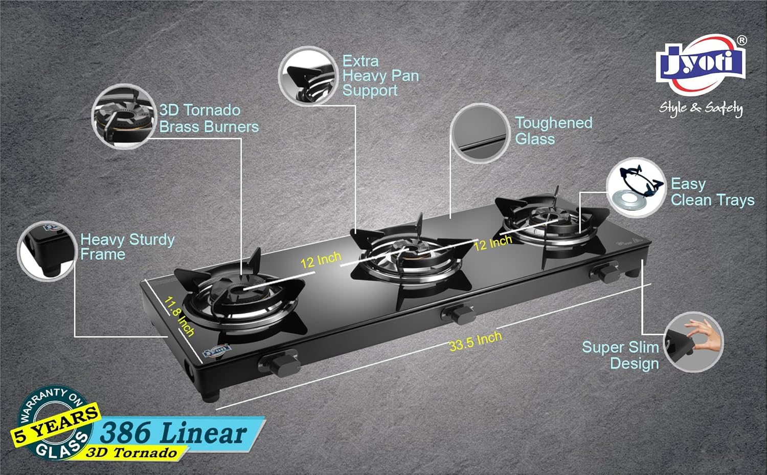 JGS-386 LINEAR 32INCH 10800