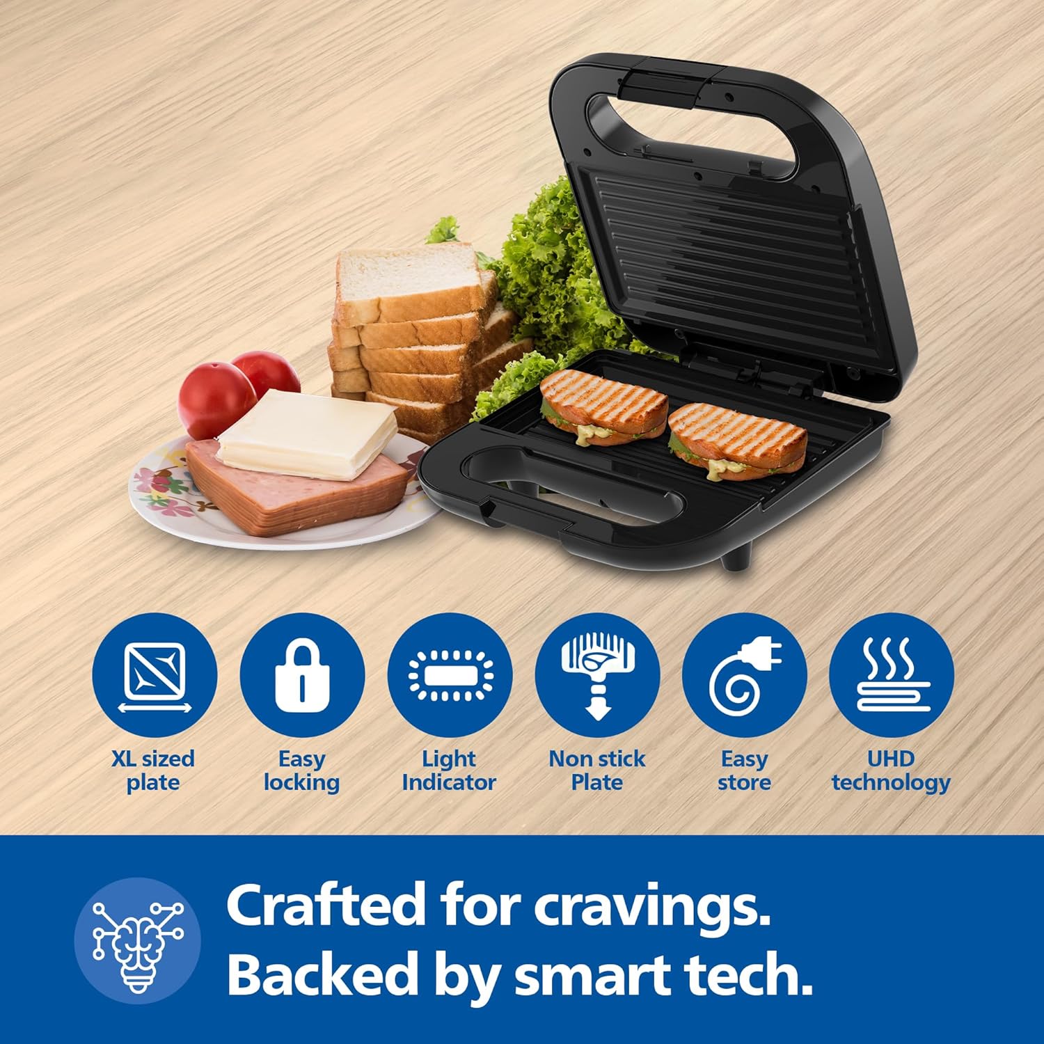 Philips HD3010/80 Sandwich Maker