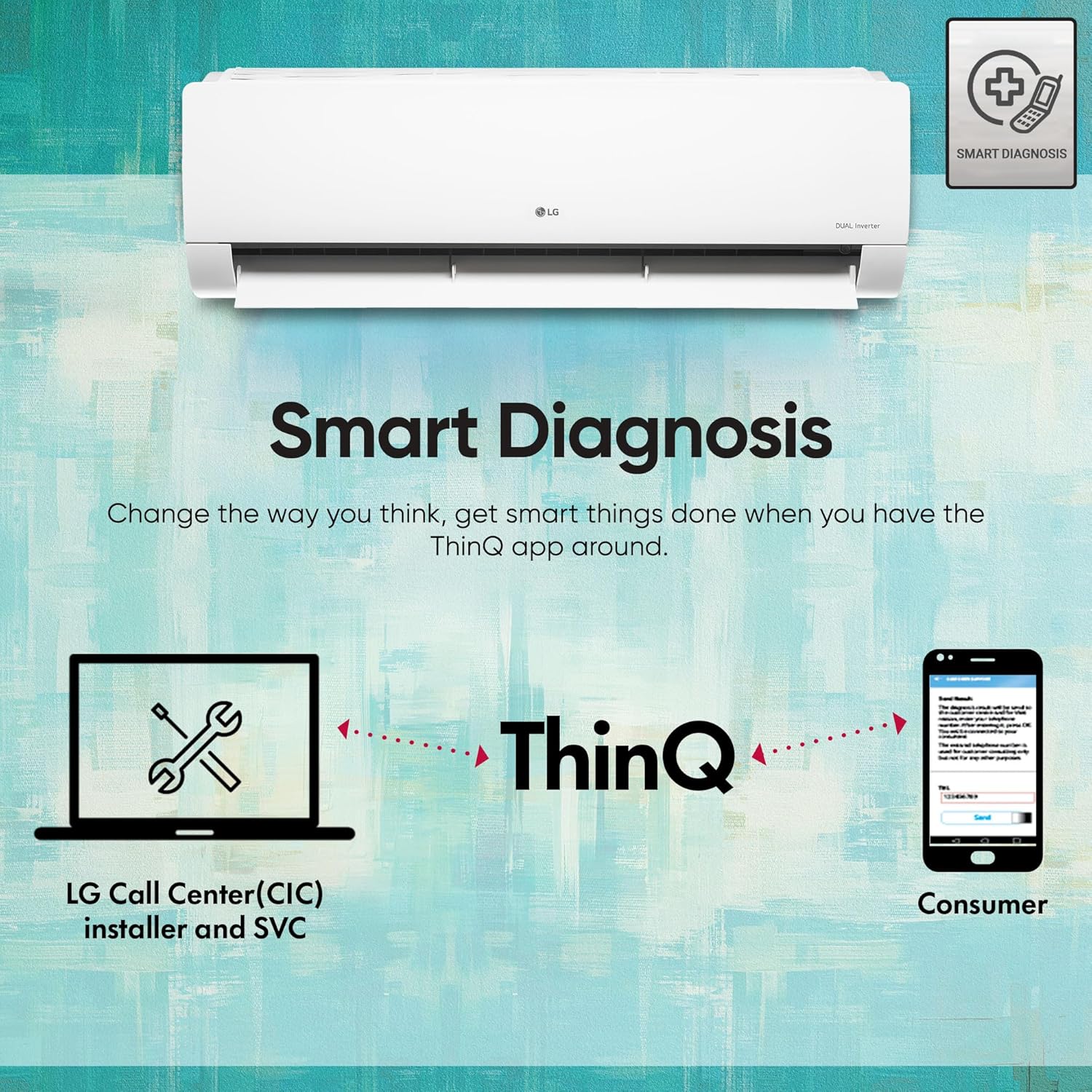 LG A/C SPLIT 1 TON USNQ12CNXE.AMLG*** (INVERTER)