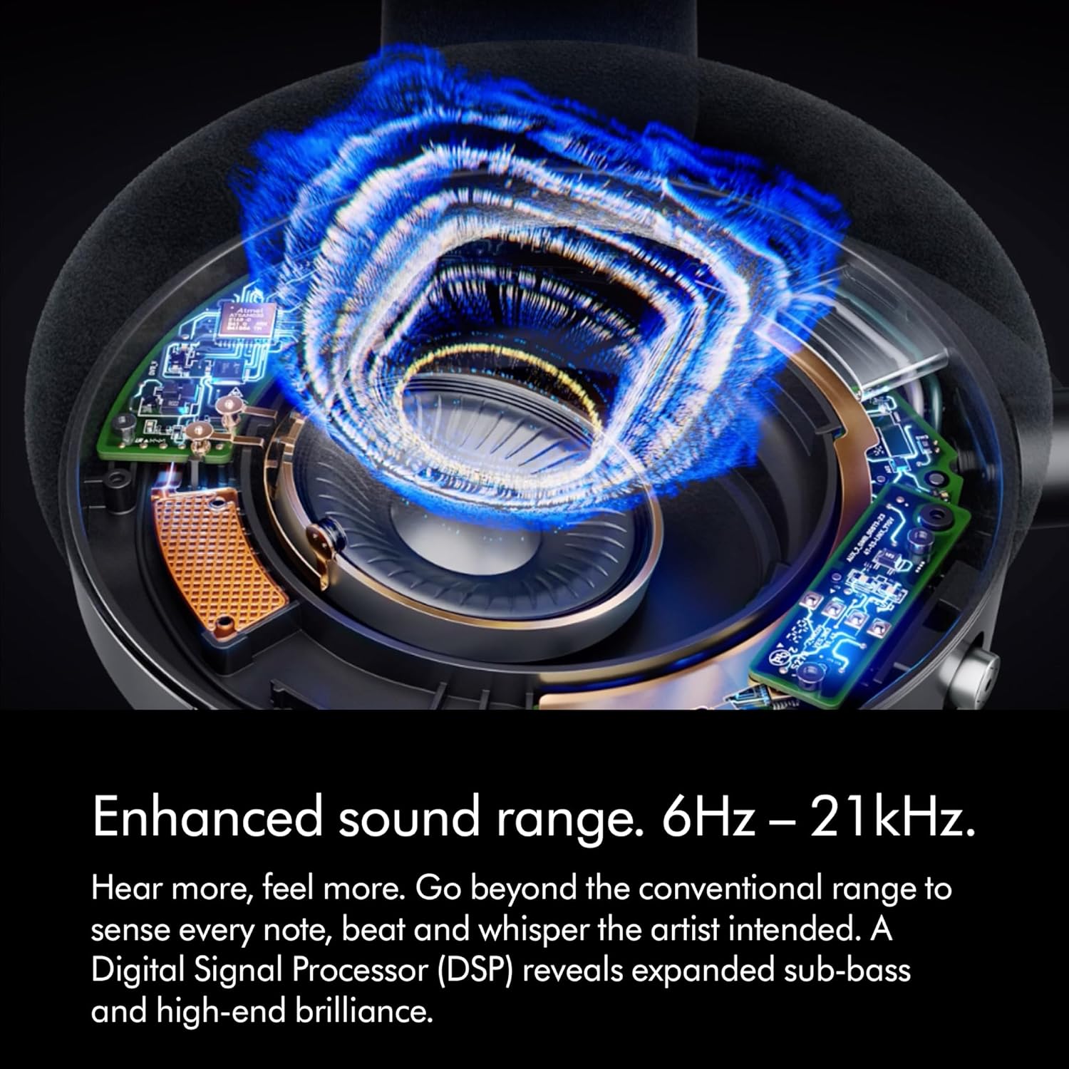 #Color_Black Nickel Dyson OnTrac Wireless ANC Headphones Premium Design