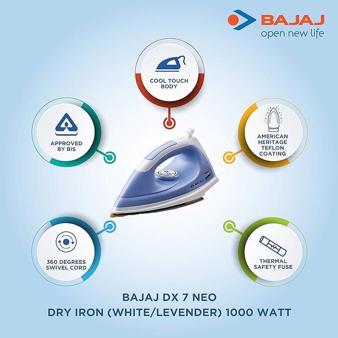 Bajaj DX 7 Neo Dry Iron (440304)
