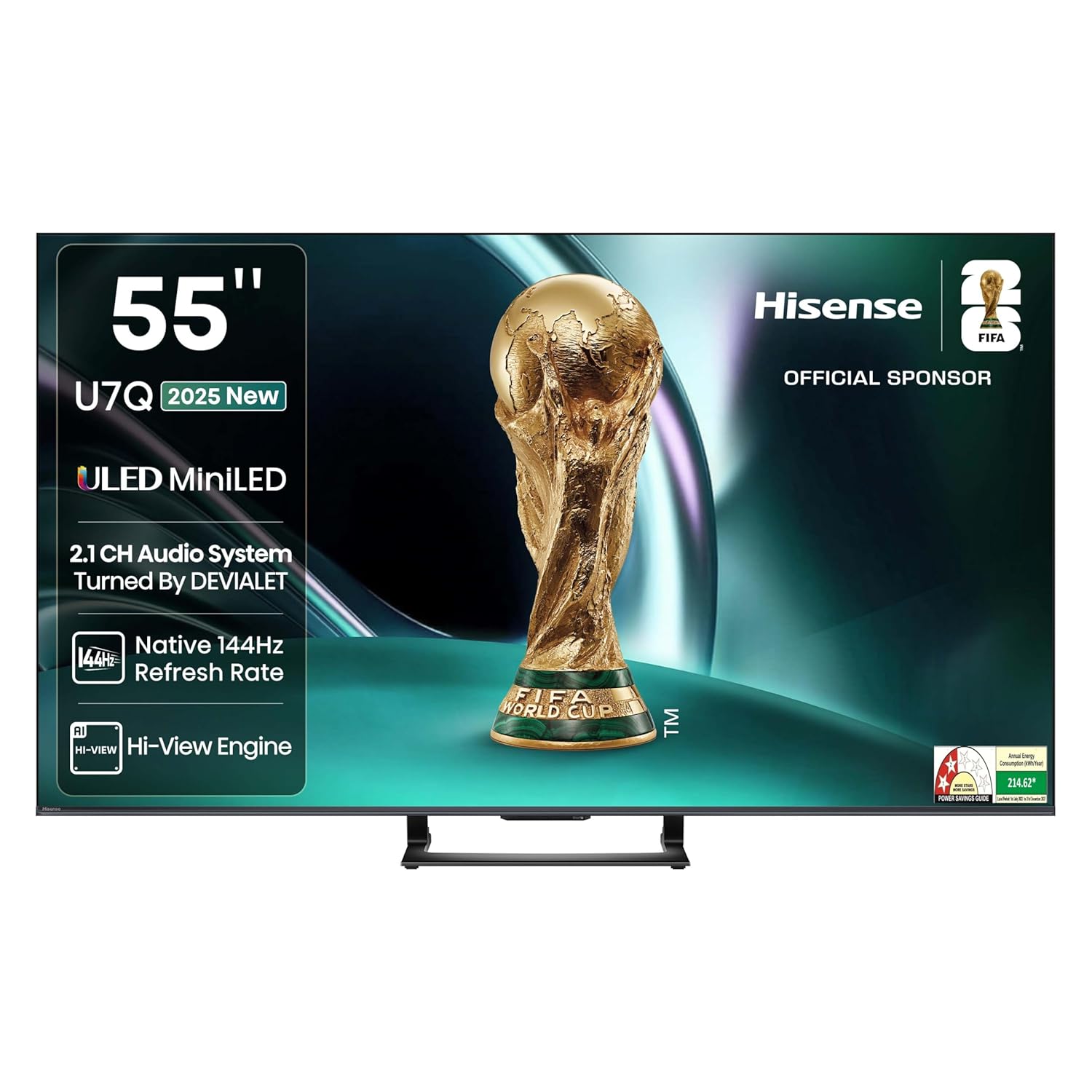 #Hisense Smart QLED Mini LED TV