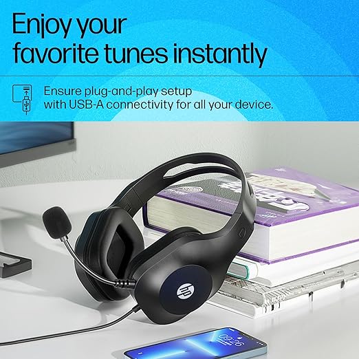 HP H120 Stereo USB Headset