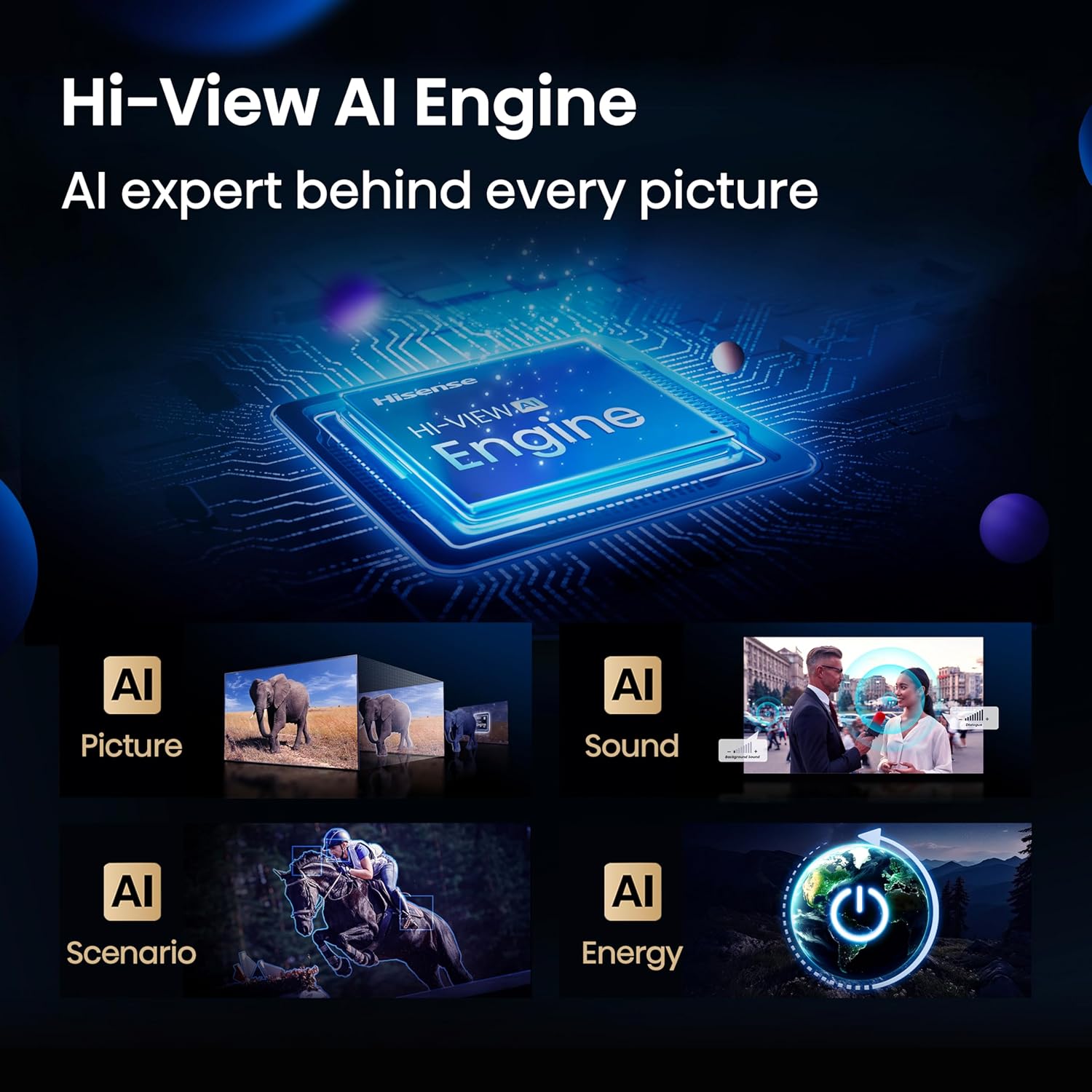 #Hisense Smart QLED Mini LED TV