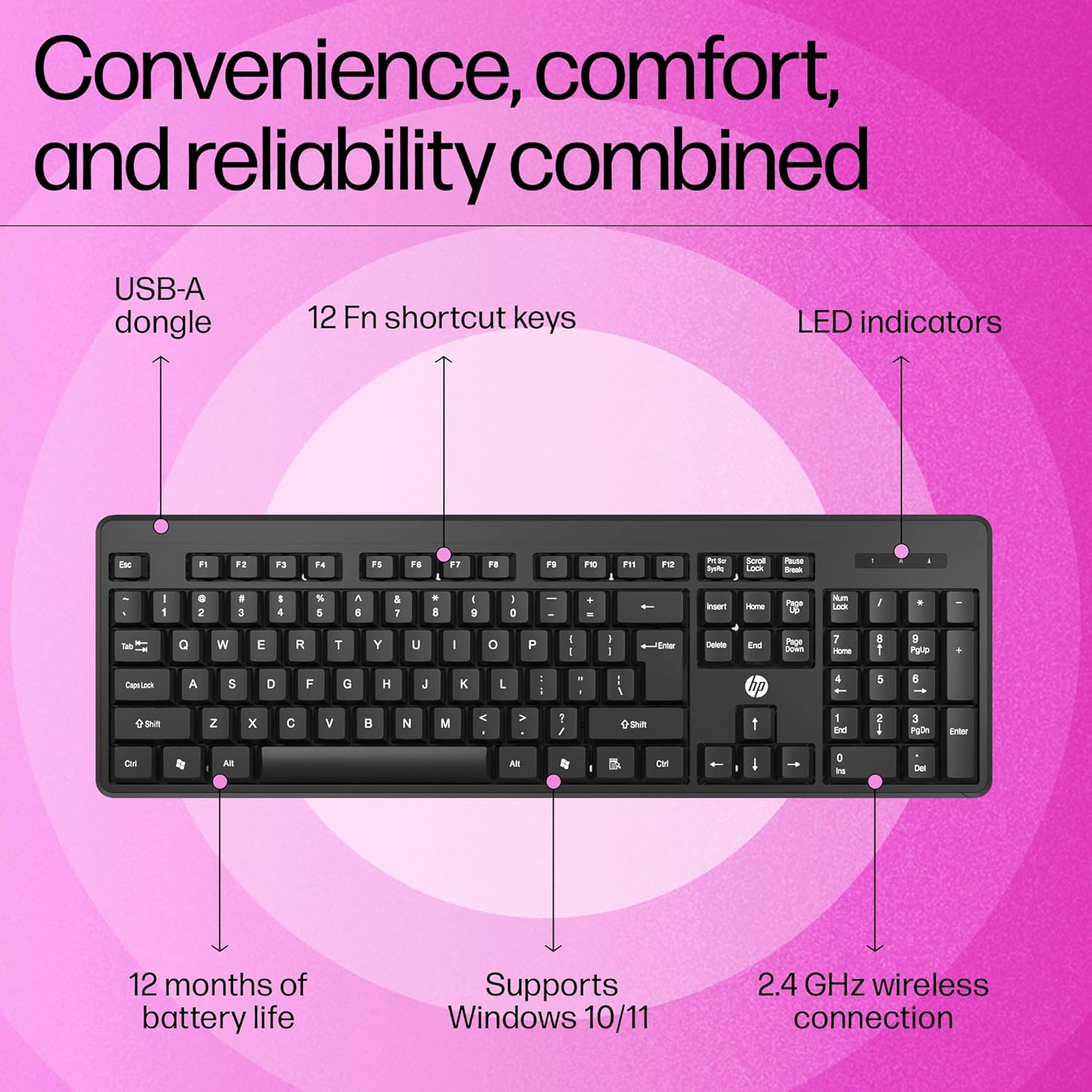 HP K160 Wired Keyboard