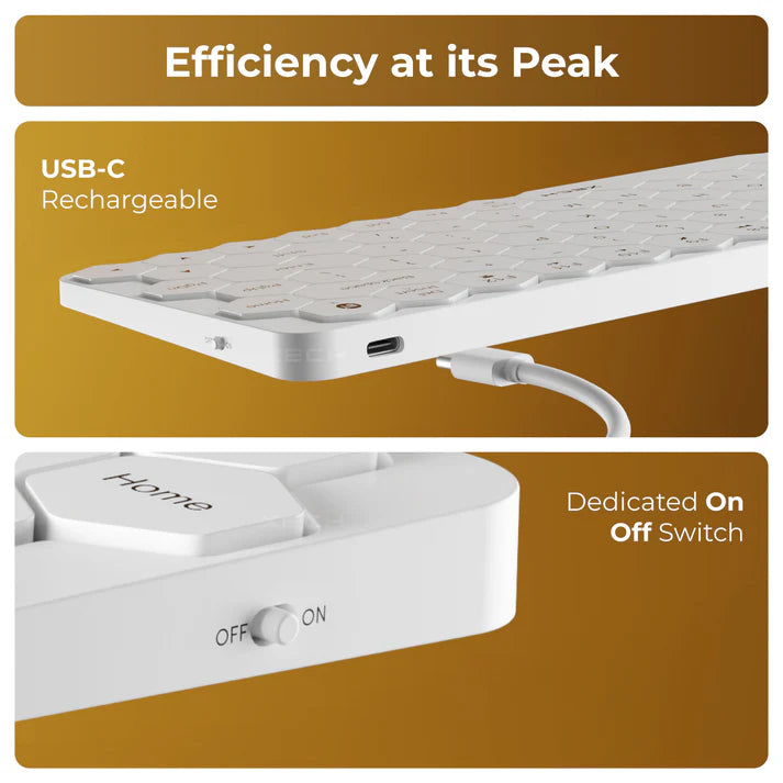 XECH Hive Honeycomb Wireless Keyboard