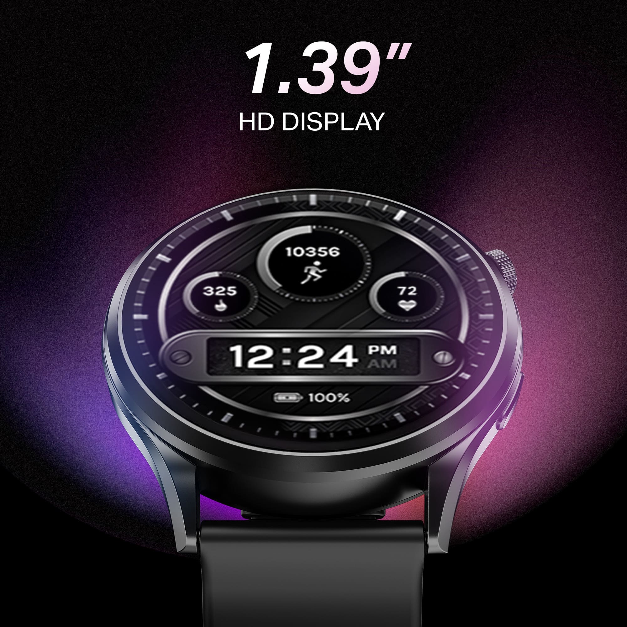 boAt Lunar Discovery Pro Smartwatch | 1.39" HD Round Display